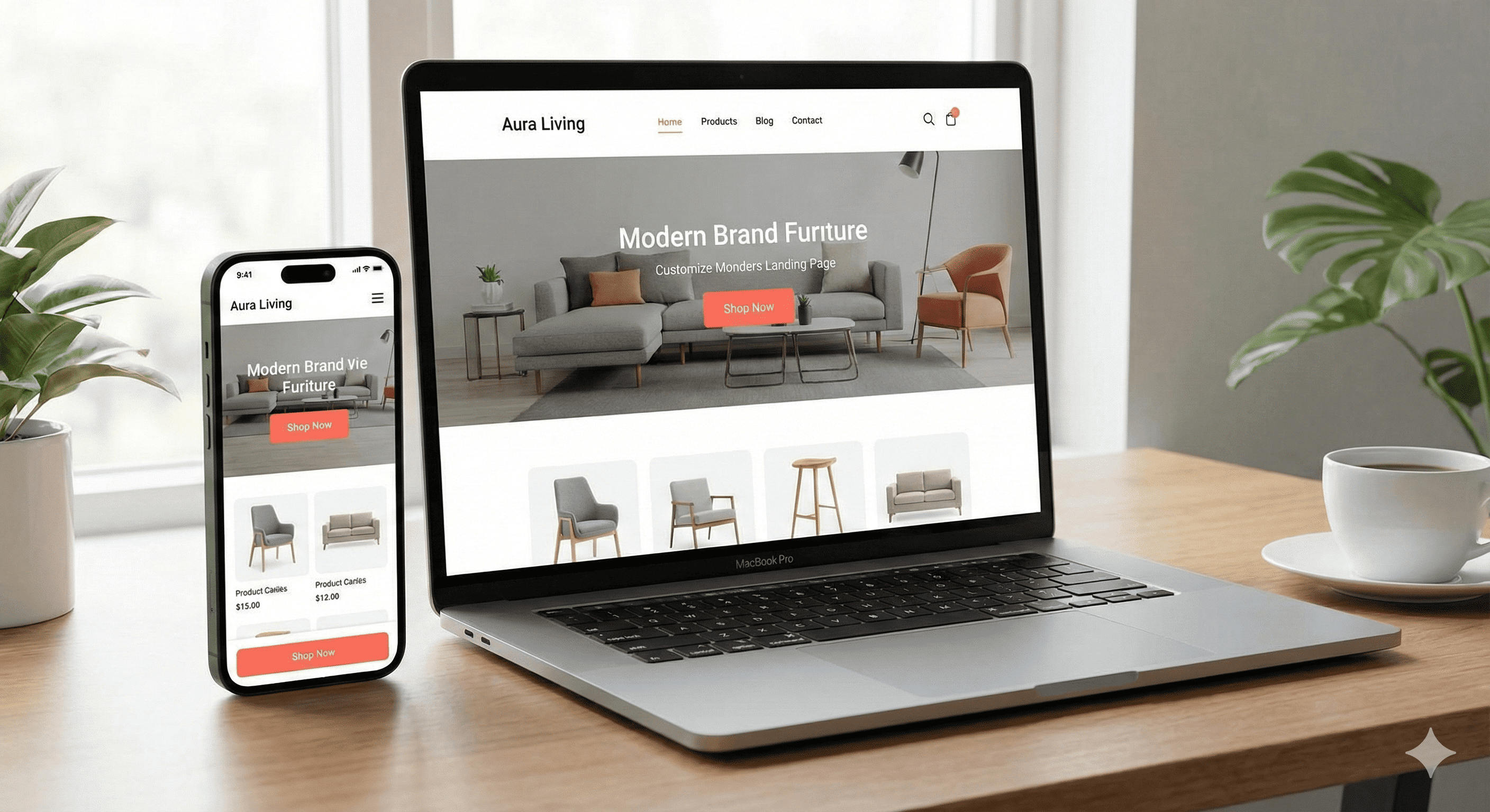 E-commerce Landing Page — SaaS Website